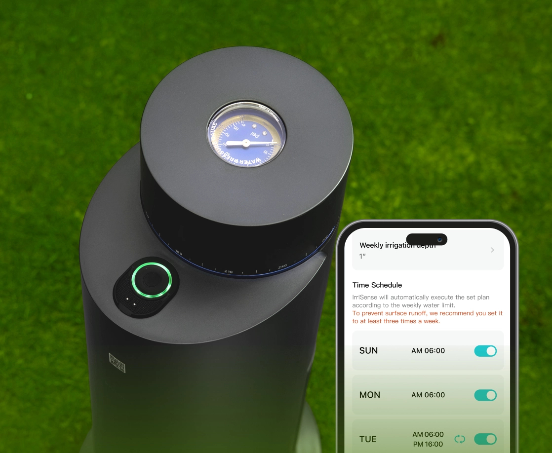 Control APP riego Irrisense